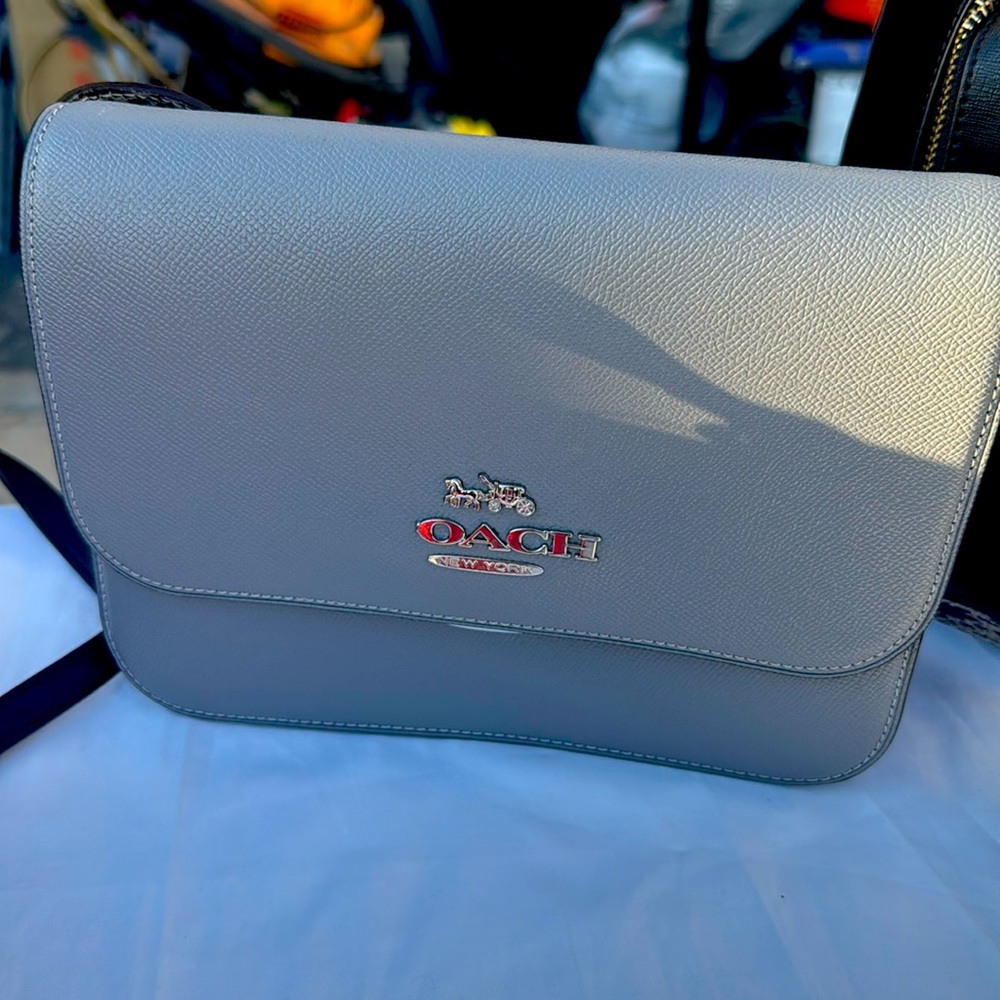 Coach gray purse